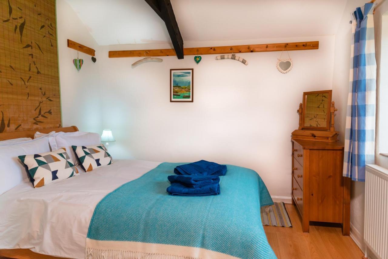 בוסקאסל Polrunny Farm Blackberry Cottage - Cornwall Bliss In Sight Of The Sea מראה חיצוני תמונה