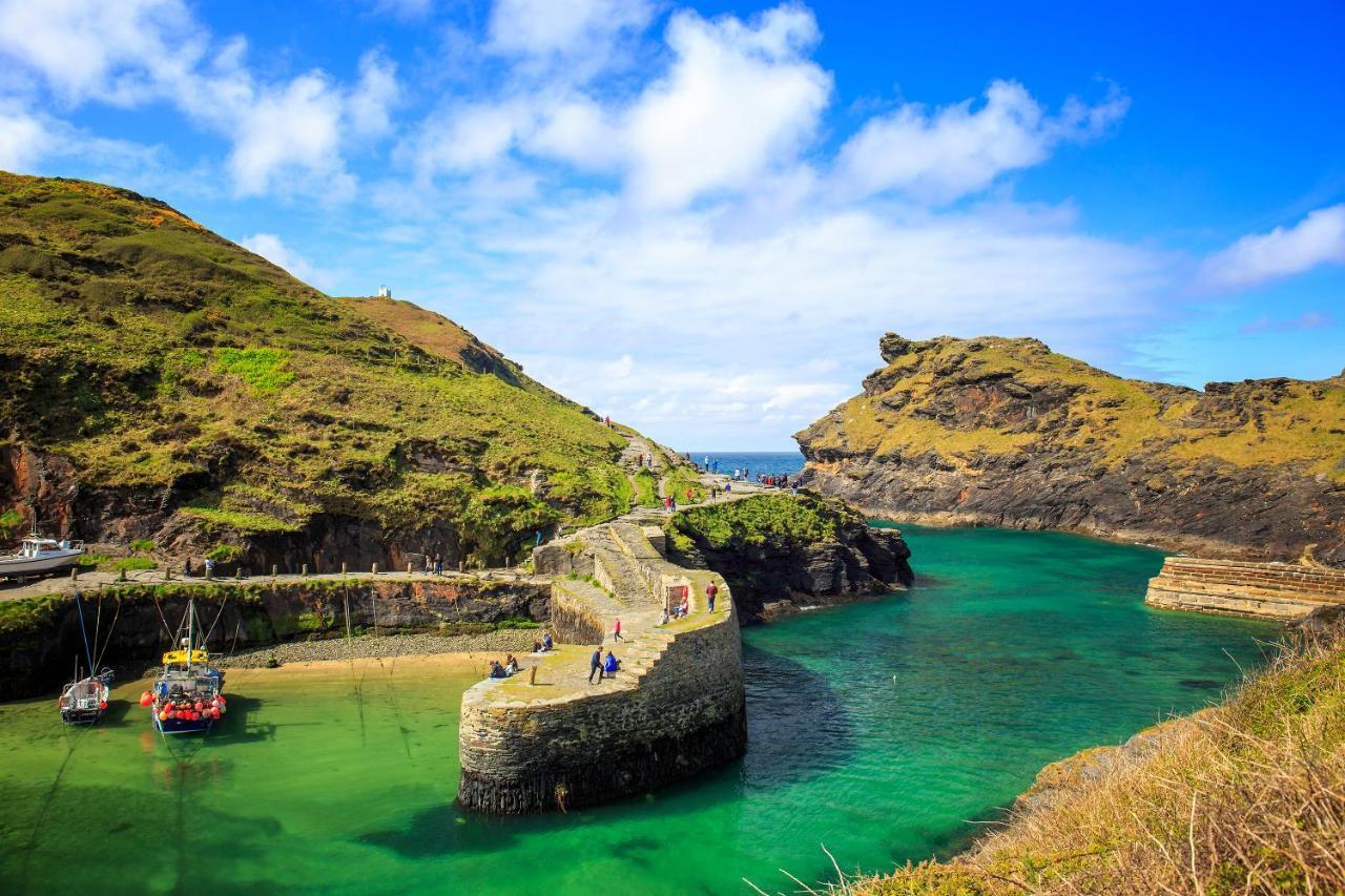 בוסקאסל Polrunny Farm Blackberry Cottage - Cornwall Bliss In Sight Of The Sea מראה חיצוני תמונה