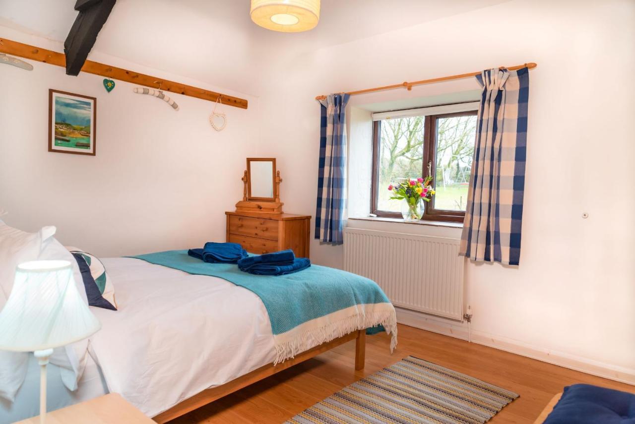 בוסקאסל Polrunny Farm Blackberry Cottage - Cornwall Bliss In Sight Of The Sea מראה חיצוני תמונה