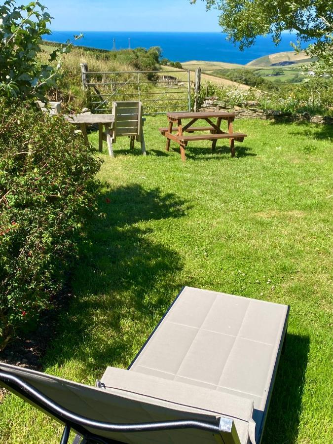 בוסקאסל Polrunny Farm Blackberry Cottage - Cornwall Bliss In Sight Of The Sea מראה חיצוני תמונה