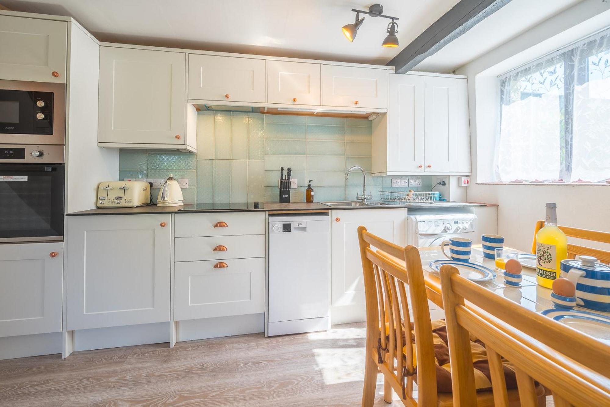 בוסקאסל Polrunny Farm Blackberry Cottage - Cornwall Bliss In Sight Of The Sea מראה חיצוני תמונה
